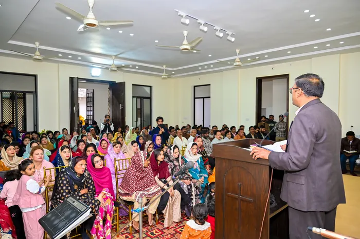 A full house at the inauguration service
