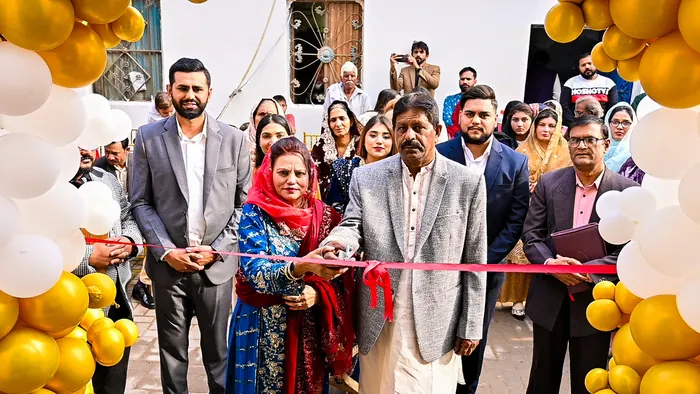 Cutting the ribbon on inauguration day, 2025