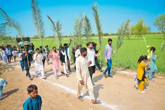 Palm Sunday celebration