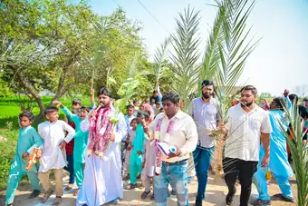 Palm Sunday celebration