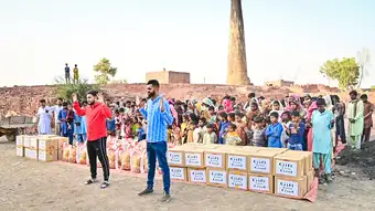 Ration and food distribution